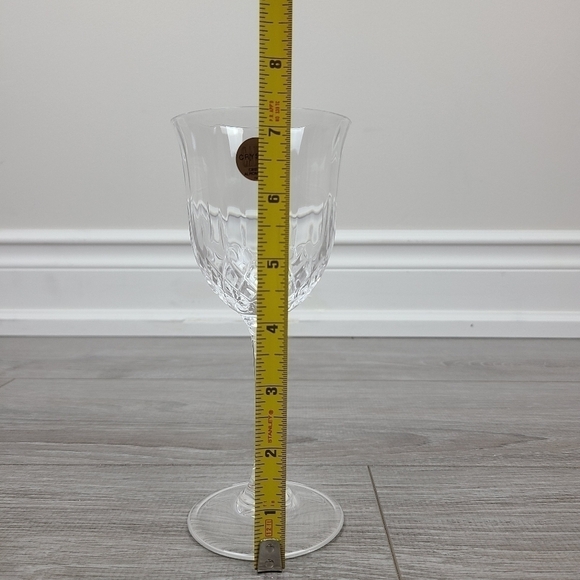 San Remo Set of 4 Italian Capri Crystal Wine Glasses Stemware - Picture 16 of 16